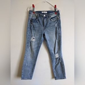 Juniors Almost Famous denim straight leg jeans